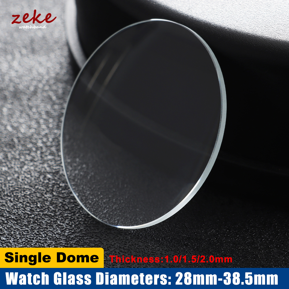 Watch Crystal Replacement - Single Dome Watch Glass Replacement 1.0mm/1.5mm/2.0mm