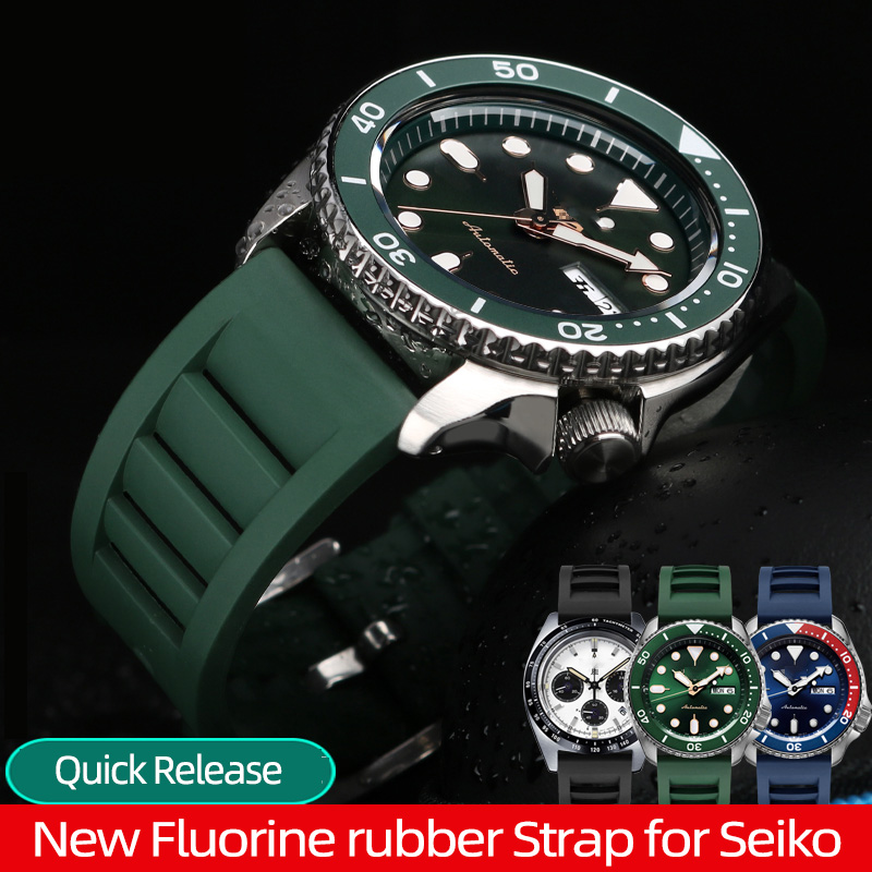 Citizen Watches Smartwatch - New Fluorine rubber Strap for Seiko