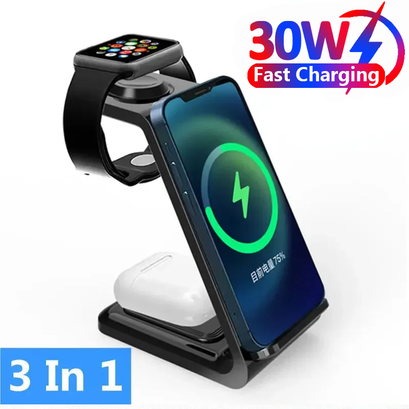 Watch Watch Xs - 30W 3 In 1 Wireless Charger