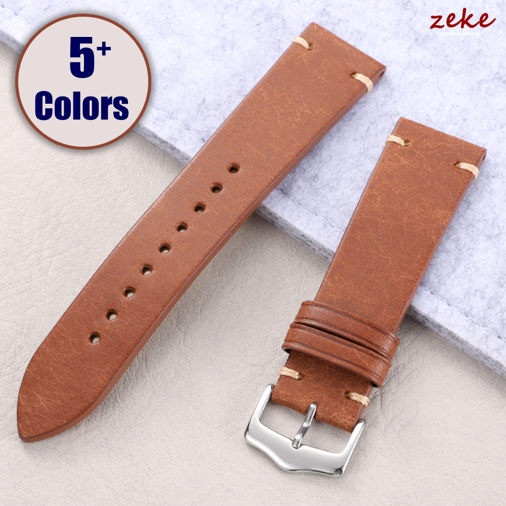 Omega Watches Smartwatch - Vintage Oil Wax Watch Band Handmade