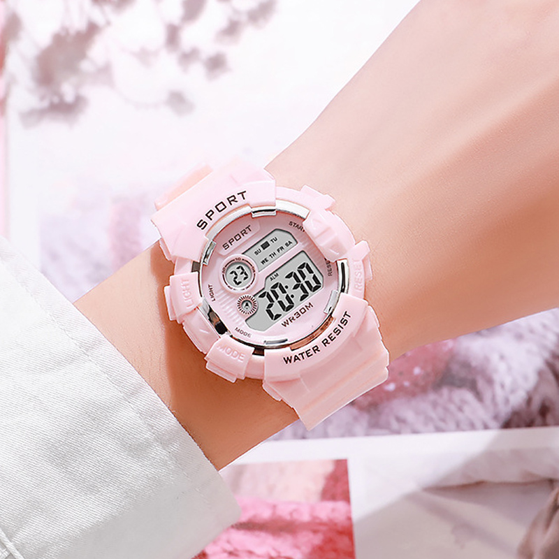 Smartwatch Watches Digital - Fashion Kids Watches Luminous Waterproof Sports