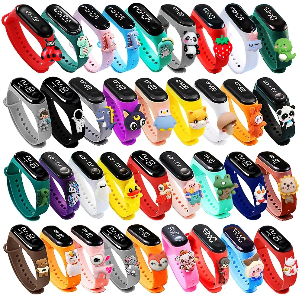 Smartwatch Watches Digital - Waterproof Children Smart Touch Led Watch