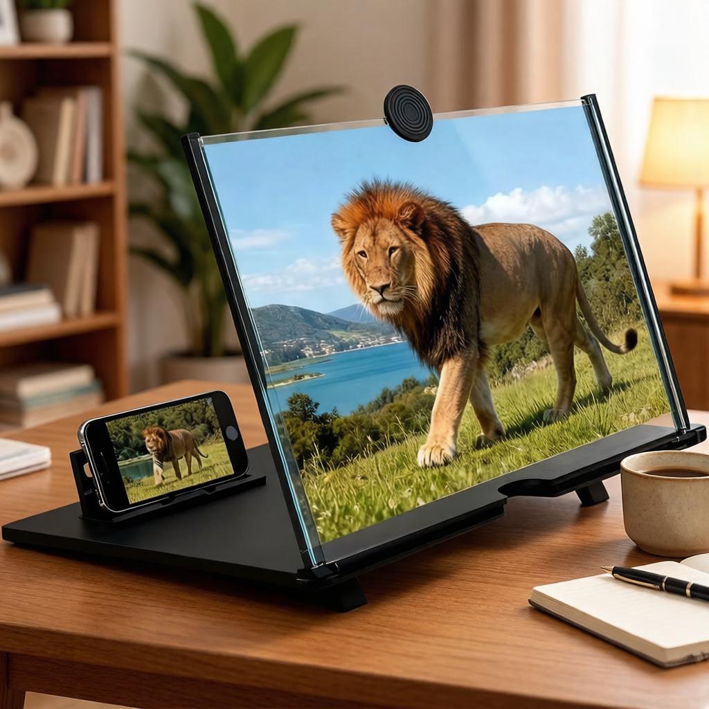 Watch Es - Portable Phone Screen Magnifier Stand Set
