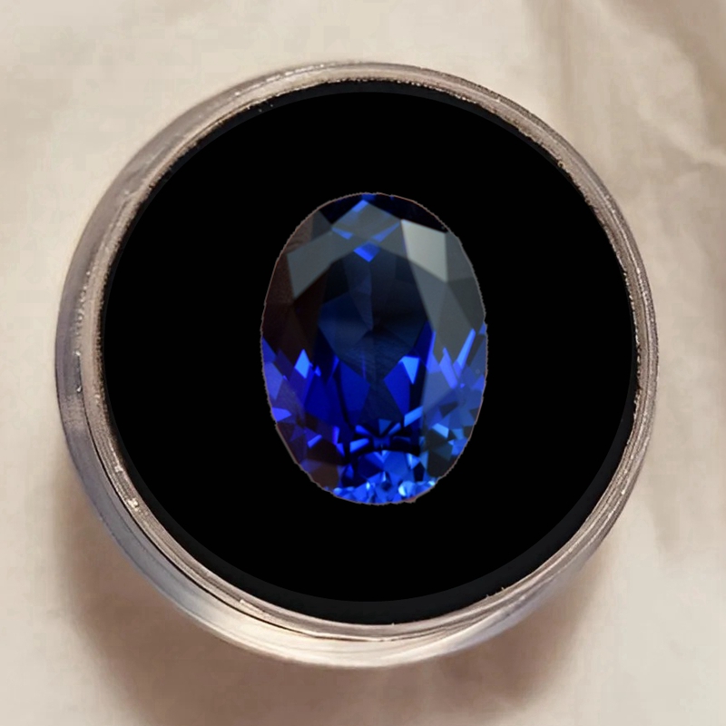 Vs Smartwatch - Pretty Blue Sapphire Oval Cut 13×18mm