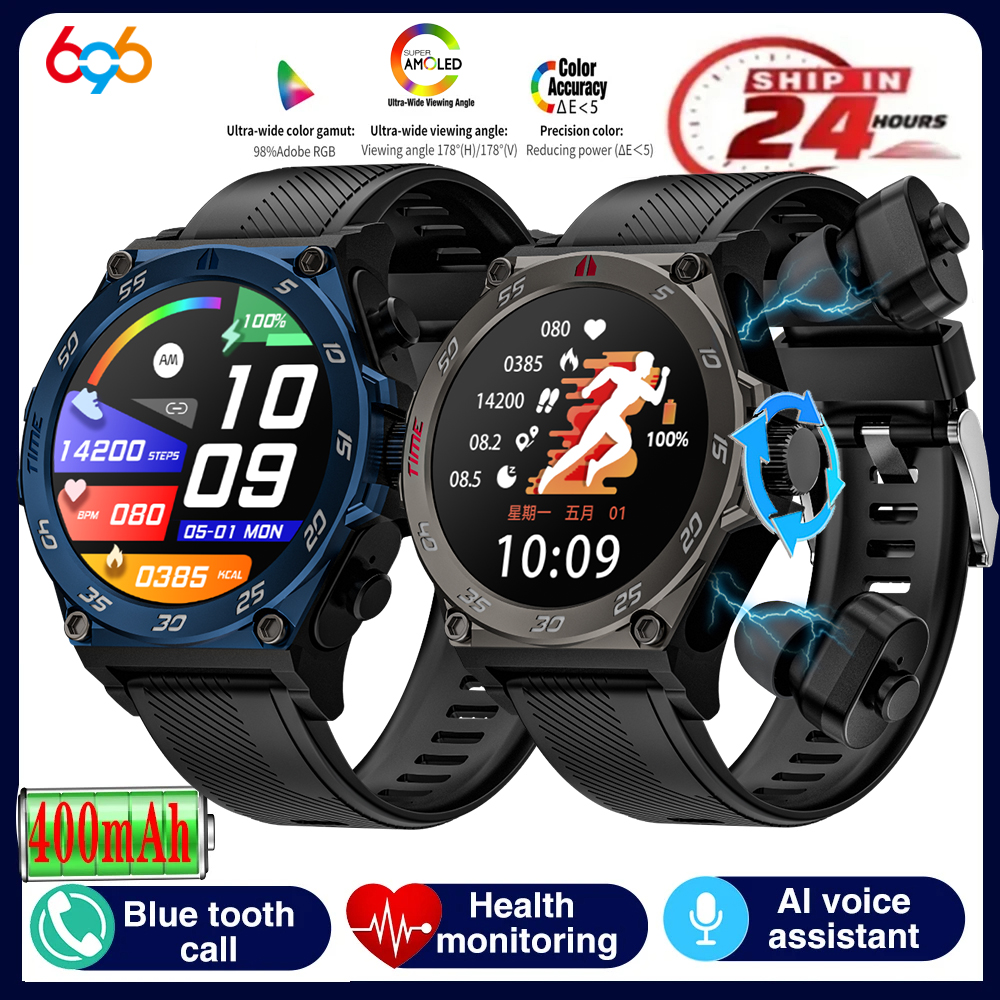Smartwatch Noise Watches For Men - 2 In 1 TWS Noise Reduction