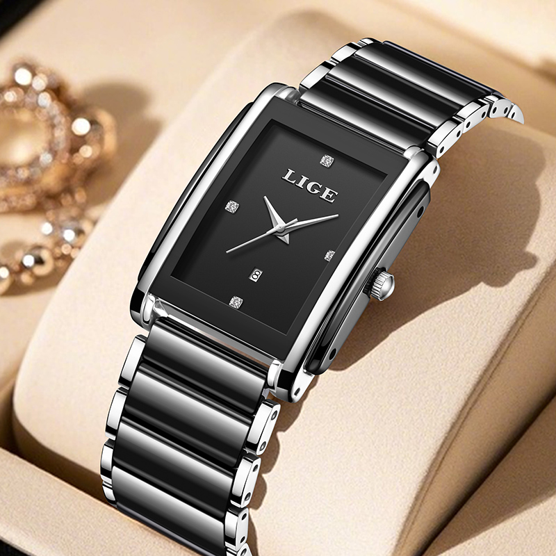 Waterproof Diving Watch - LIGE New Luxury Women Watches Elegant