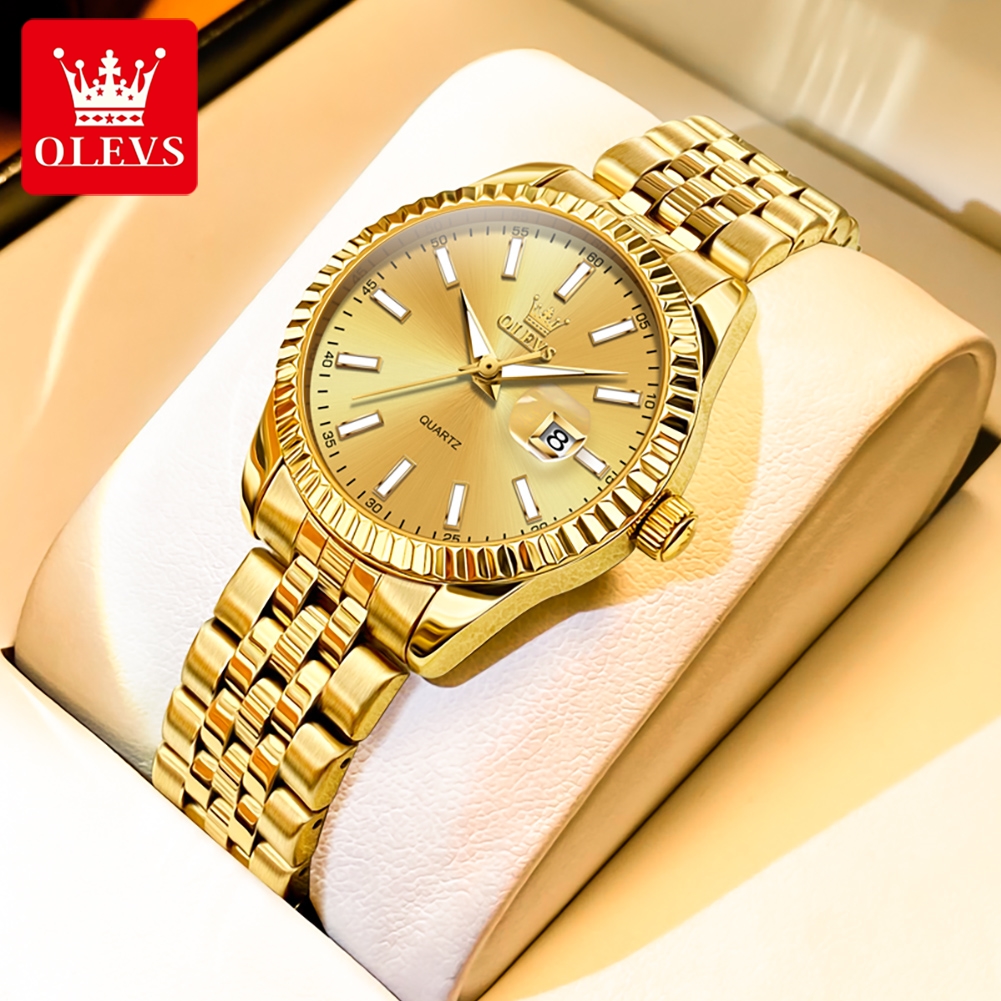 Waterproof Diving Watch - OLEVS 5593 Quartz Women's Watch Waterproof