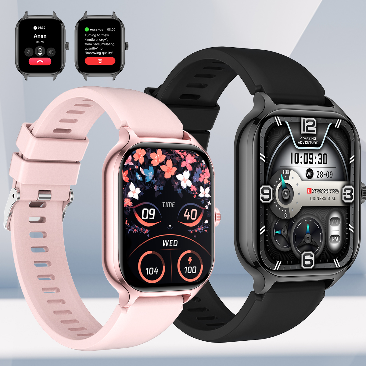 Smartwatch Watches Wallpaper - Smart watch, multi-sport mode, message reminder,