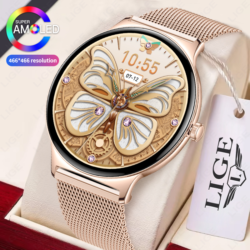 Smartwatch Latest Watches For Women - LIGE 2025 Ultra-thin Durable Women Smartwatch