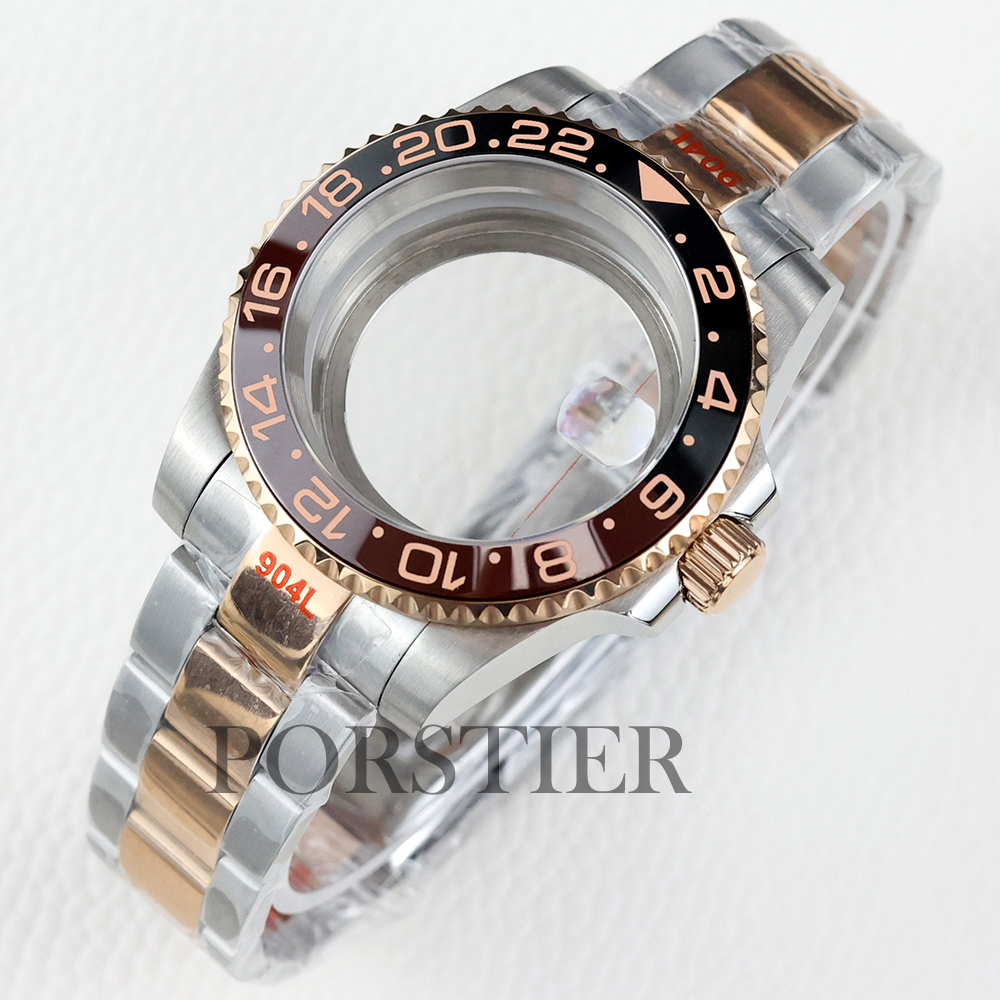 Watch Crystal Replacement - Rose Gold 40mm Watch Case Parts