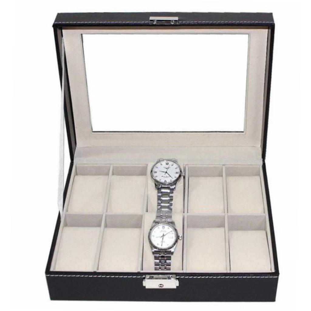 Glass Top Wooden Watch and Jew - مراجعة Watch Display Pillow وسعره