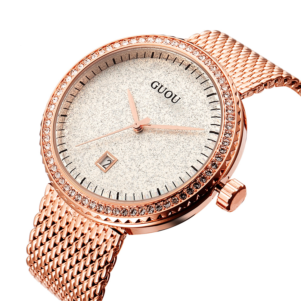 Guou Fashion Simple Mesh Retro - مراجعة Mesh Stainless Strap وسعره