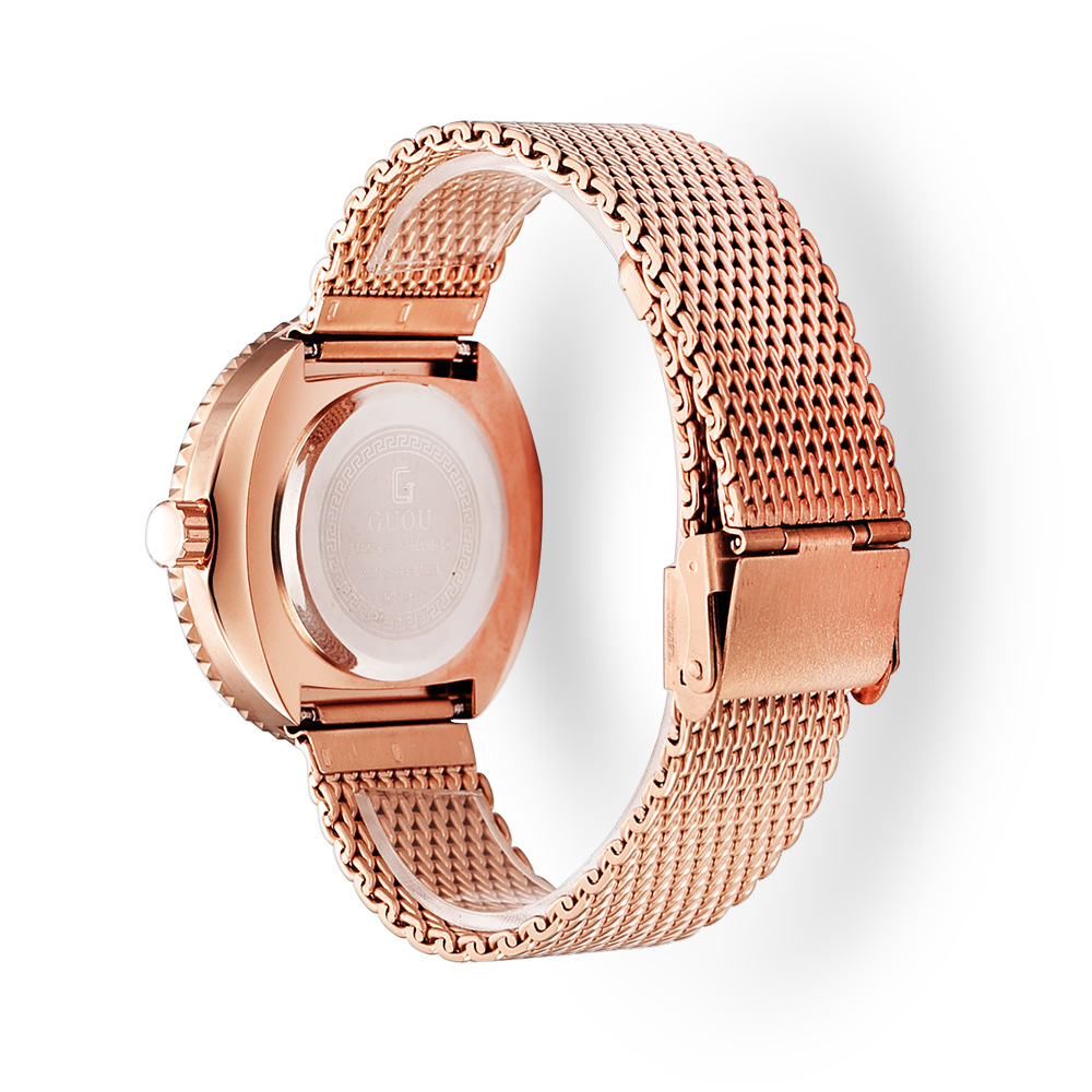 Guou Fashion Simple Mesh Retro - مراجعة Mesh Stainless Strap وسعره