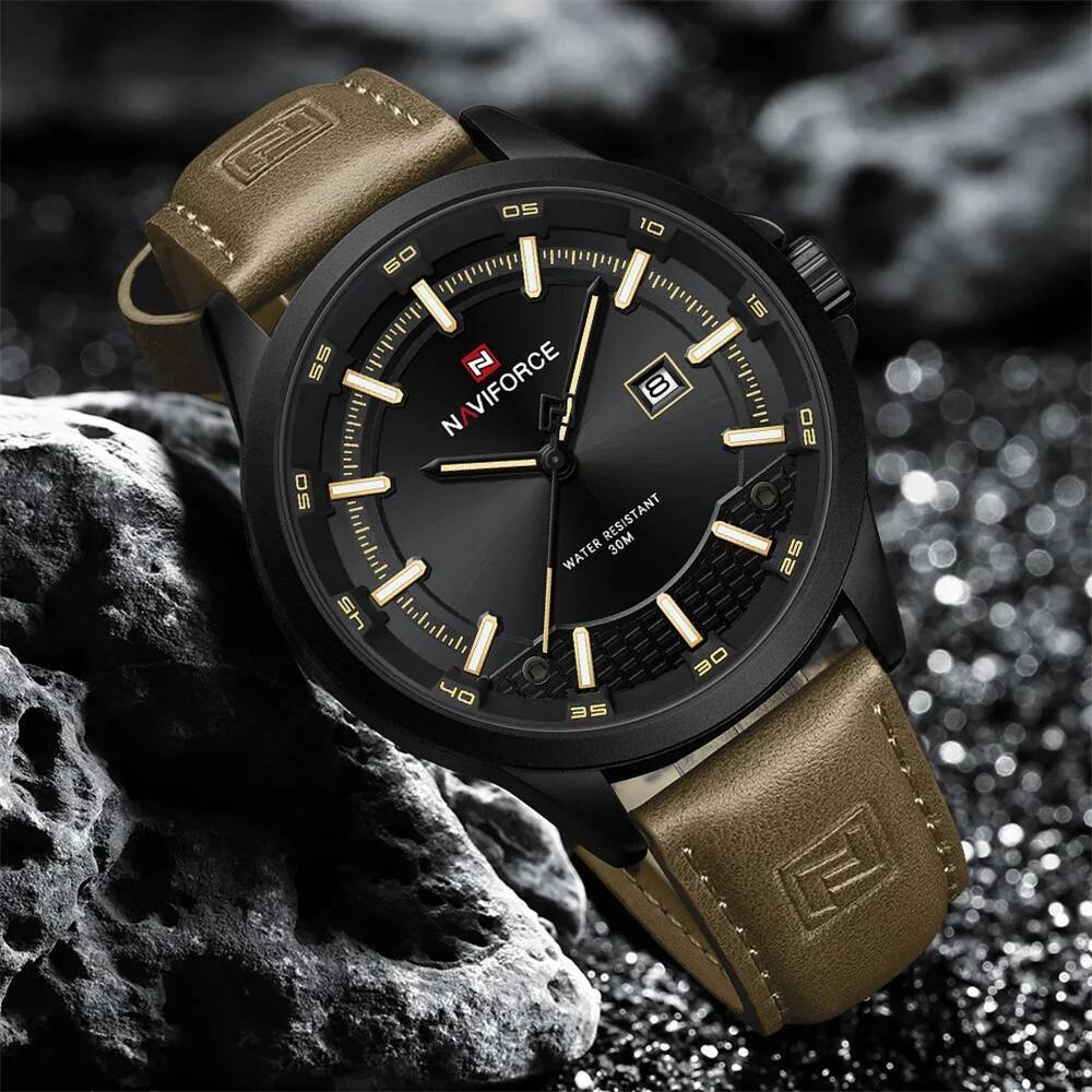 NAVIFORCE 9248L Elegant Men's  - مراجعة Smartwatch Vintage Watches For Men وسعره
