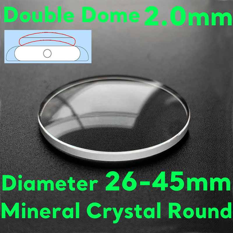 Double Dome 2.0mm Thickness Mi - مراجعة Watch Crystal Replacement وسعره