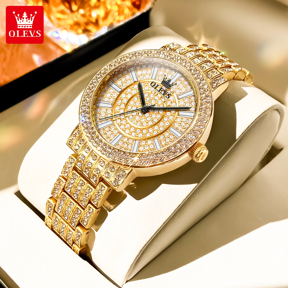 OLEVS 9904 Women Watchs Origin - مراجعة Watch Bezel Insert وسعره