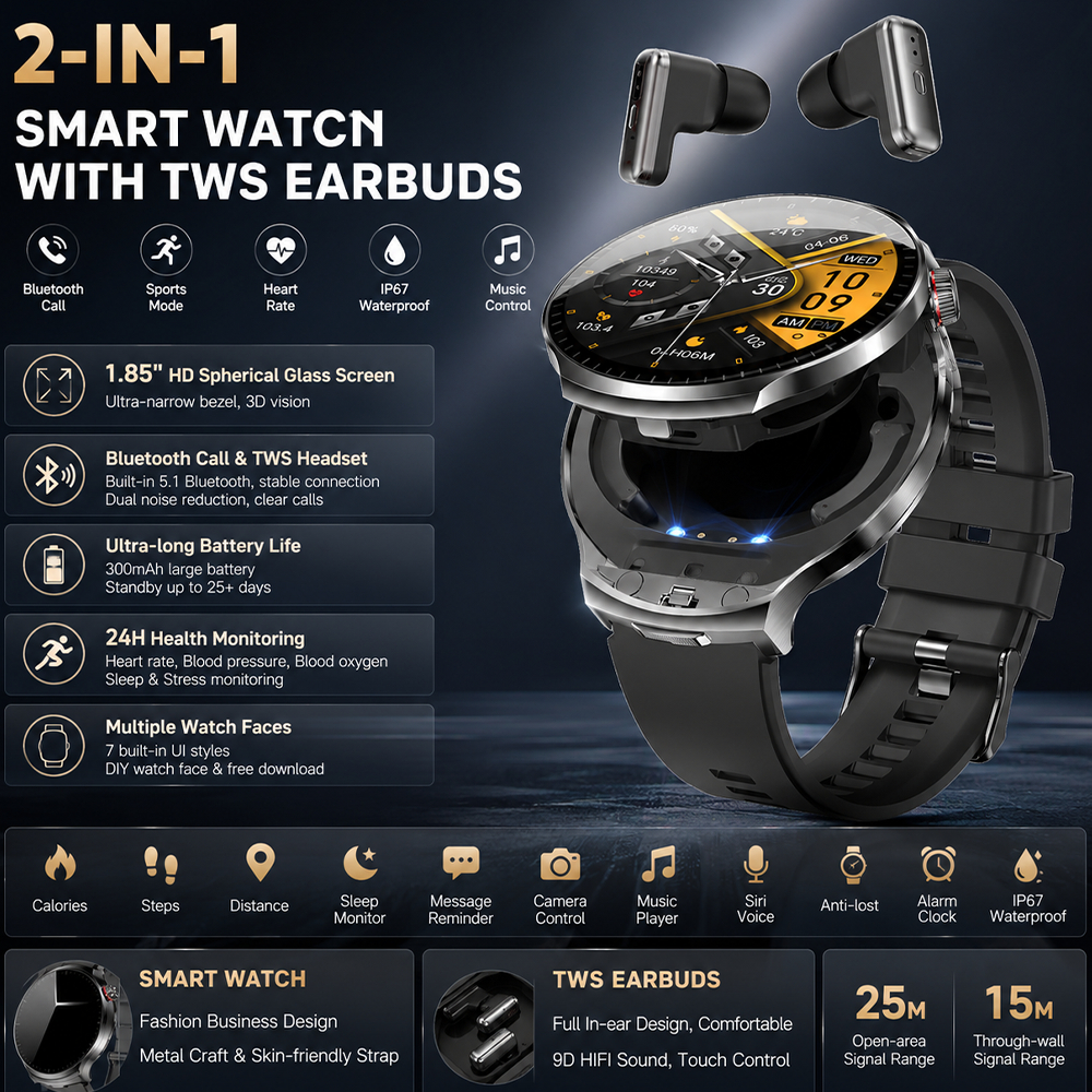 LIGE Men Smart Watch BT Call W - مراجعة Smartwatch Noise Watches For Men وسعره