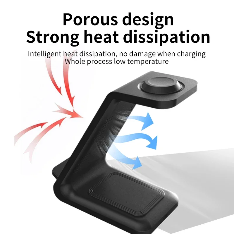 30W 3 In 1 Wireless Charger  S - مراجعة Watch Watch Xs وسعره