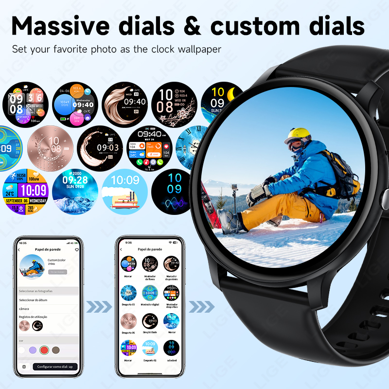 LIGE Bluetooth Call Women Smar - مراجعة Smartwatch Latest Watches For Women وسعره