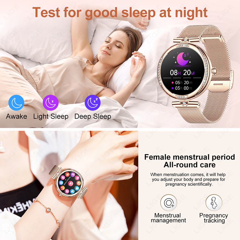 LIGE Fashion Woman Smartwatch  - مراجعة Smartwatch Latest Watches For Women وسعره
