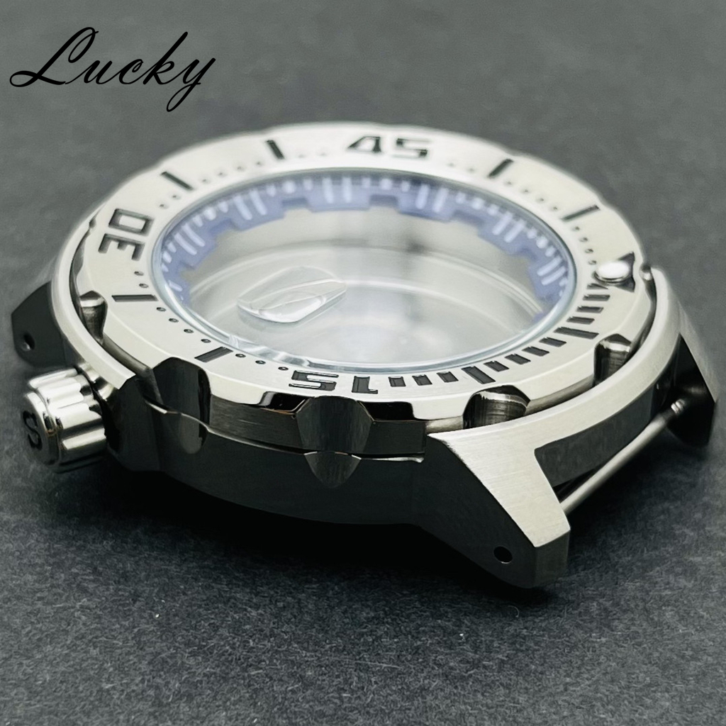 42.5mm Mod NH35 Monster Watch  - مراجعة Watch Crystal Replacement وسعره