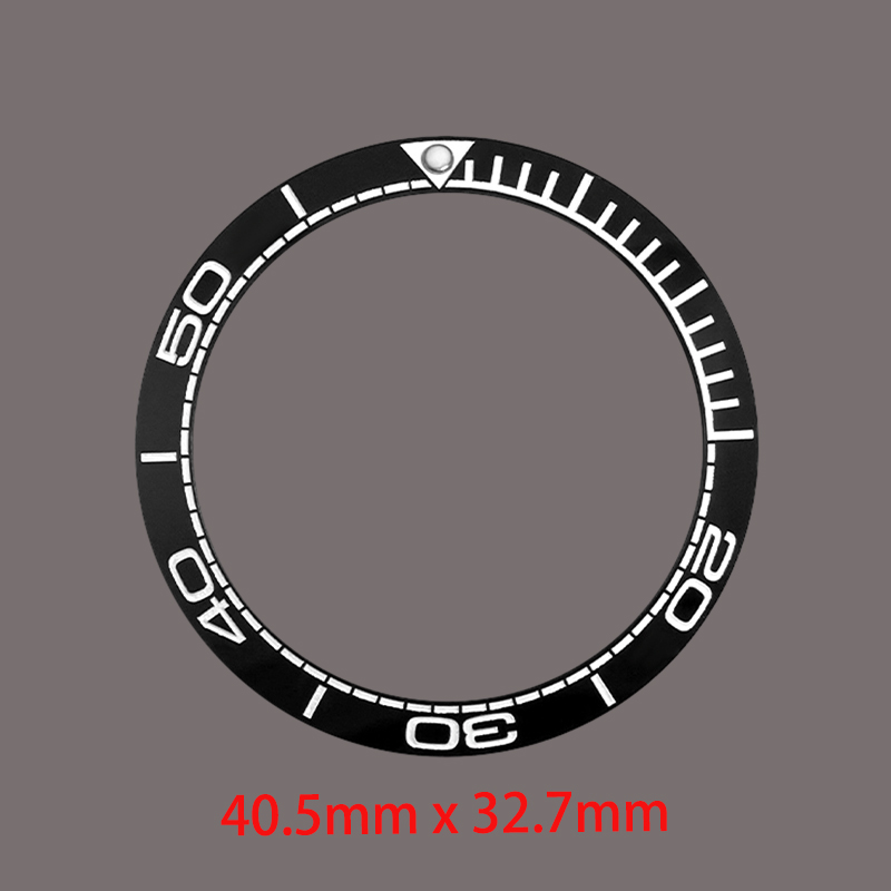 40.5mmx32.7mm Curved Ceramic B - مراجعة Watch Bezel Insert وسعره