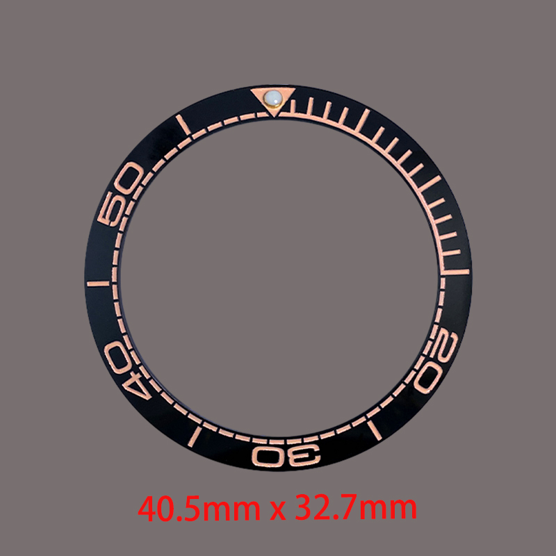 40.5mmx32.7mm Curved Ceramic B - مراجعة Watch Bezel Insert وسعره