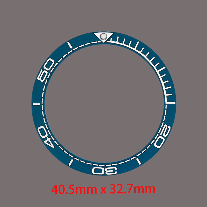 40.5mmx32.7mm Curved Ceramic B - مراجعة Watch Bezel Insert وسعره