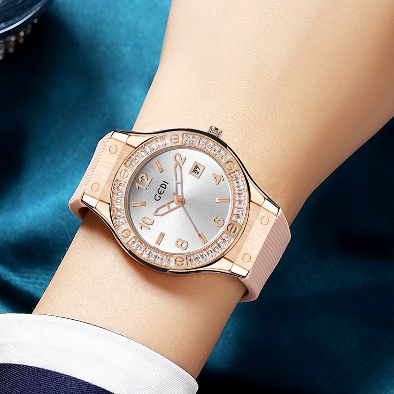 Fashion GEDI Light Luxury Diam - مراجعة Silicone Sport Band وسعره