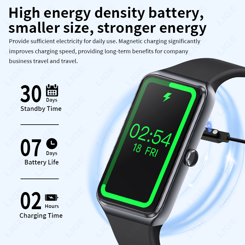 LIGE Couple Smart Wristband Me - مراجعة Smartwatch Latest Watches For Women وسعره