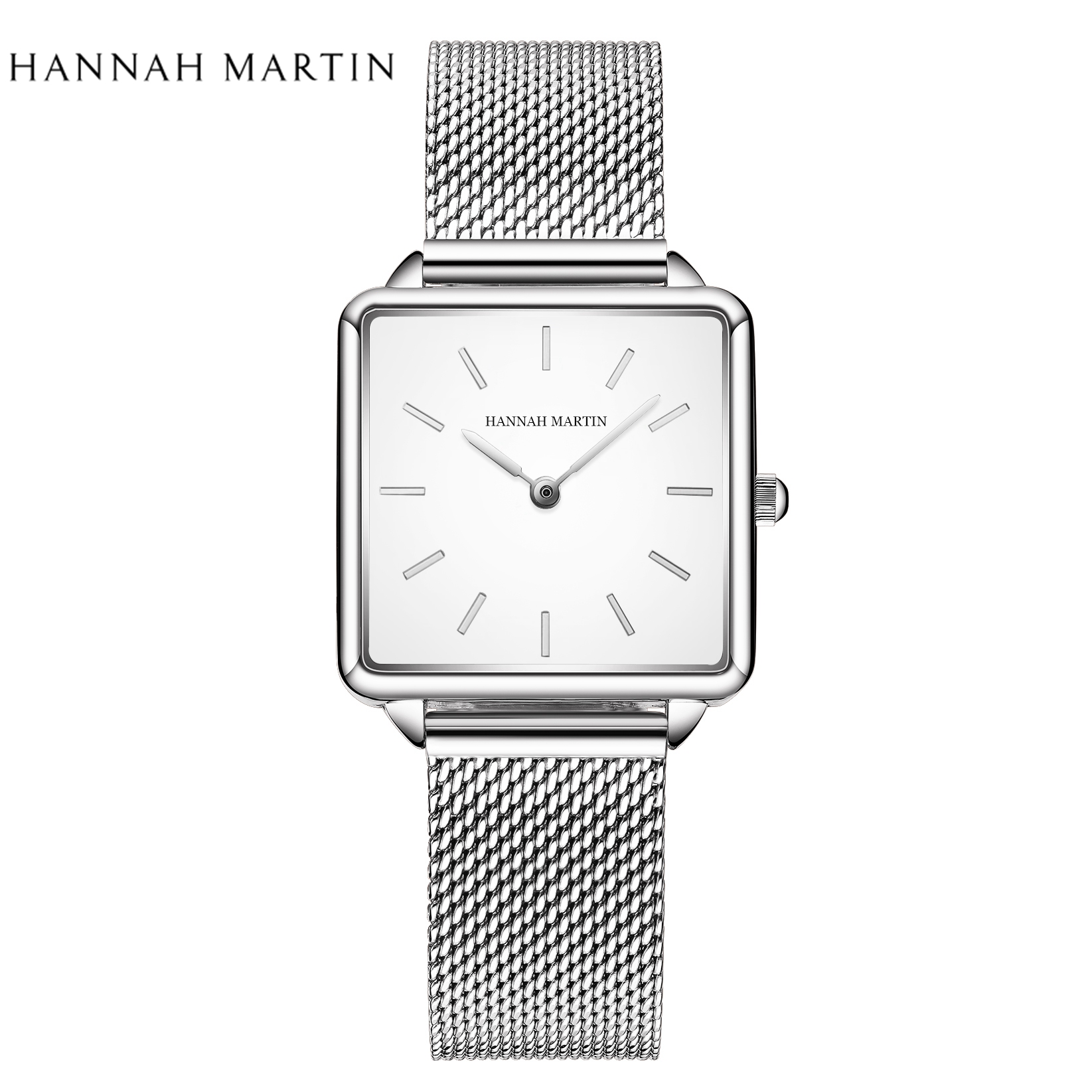 Ladies Square High Quality Sta - مراجعة Mesh Stainless Strap وسعره