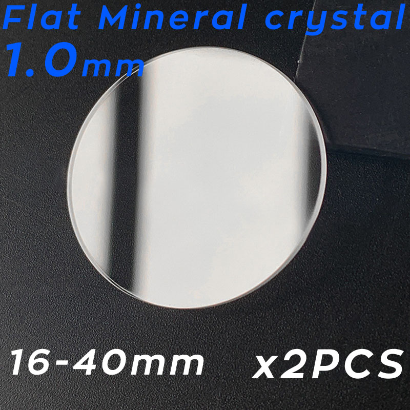 New 2PCS Thickness 1mm Flat Ro - مراجعة Watch Crystal Replacement وسعره