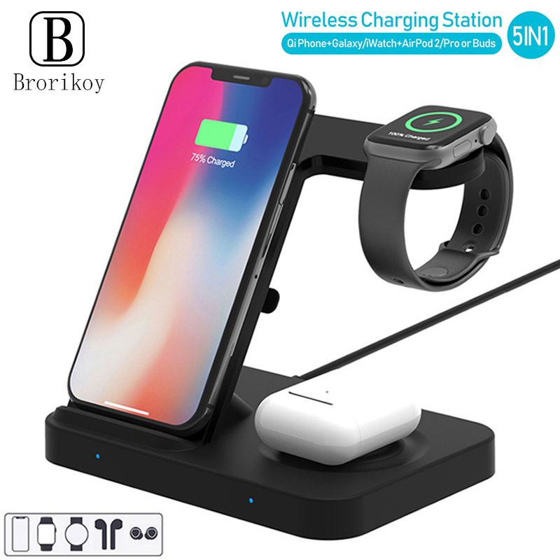 5-in-1 wireless charging stati - مراجعة Watch Watch Xs وسعره
