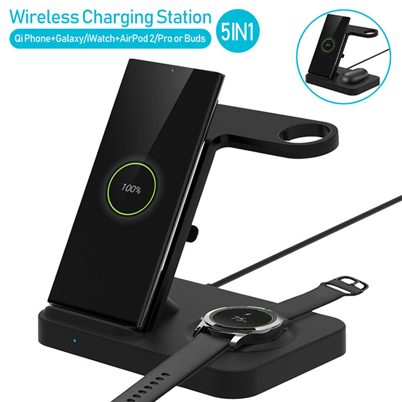 5-in-1 wireless charging stati - مراجعة Watch Watch Xs وسعره