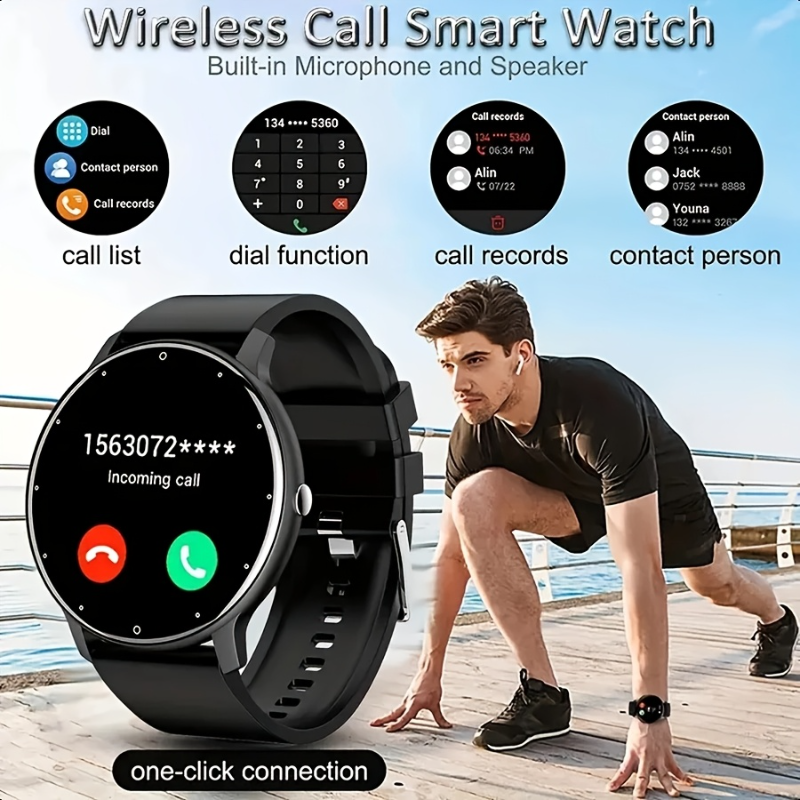 Multifunctional Full-touchscre - مراجعة Smartwatch Watches Wallpaper وسعره