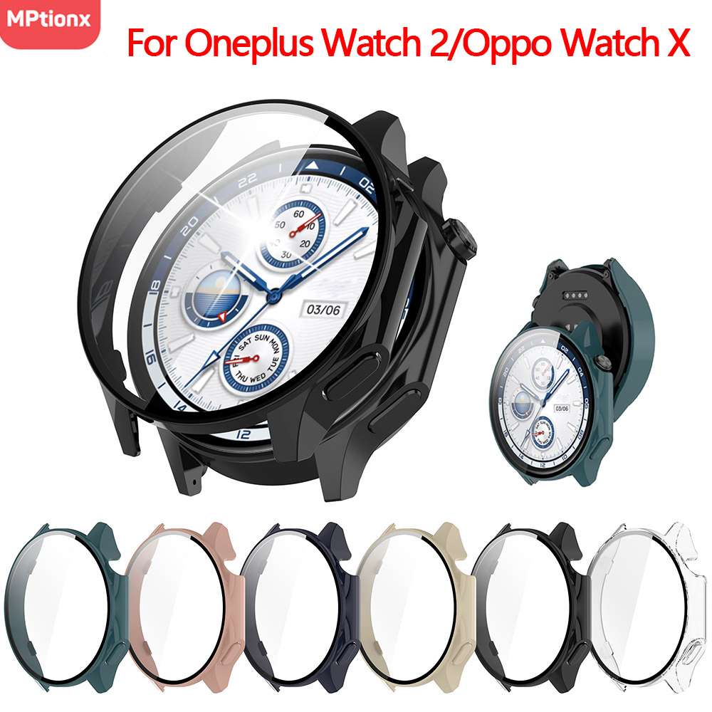 PC Case+Glass for Oneplus Watc - مراجعة Xwatch Smartwatch وسعره