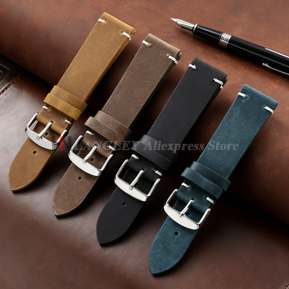Vintage Oil Wax Cowhide Watch  - مراجعة Omega Watches Smartwatch وسعره