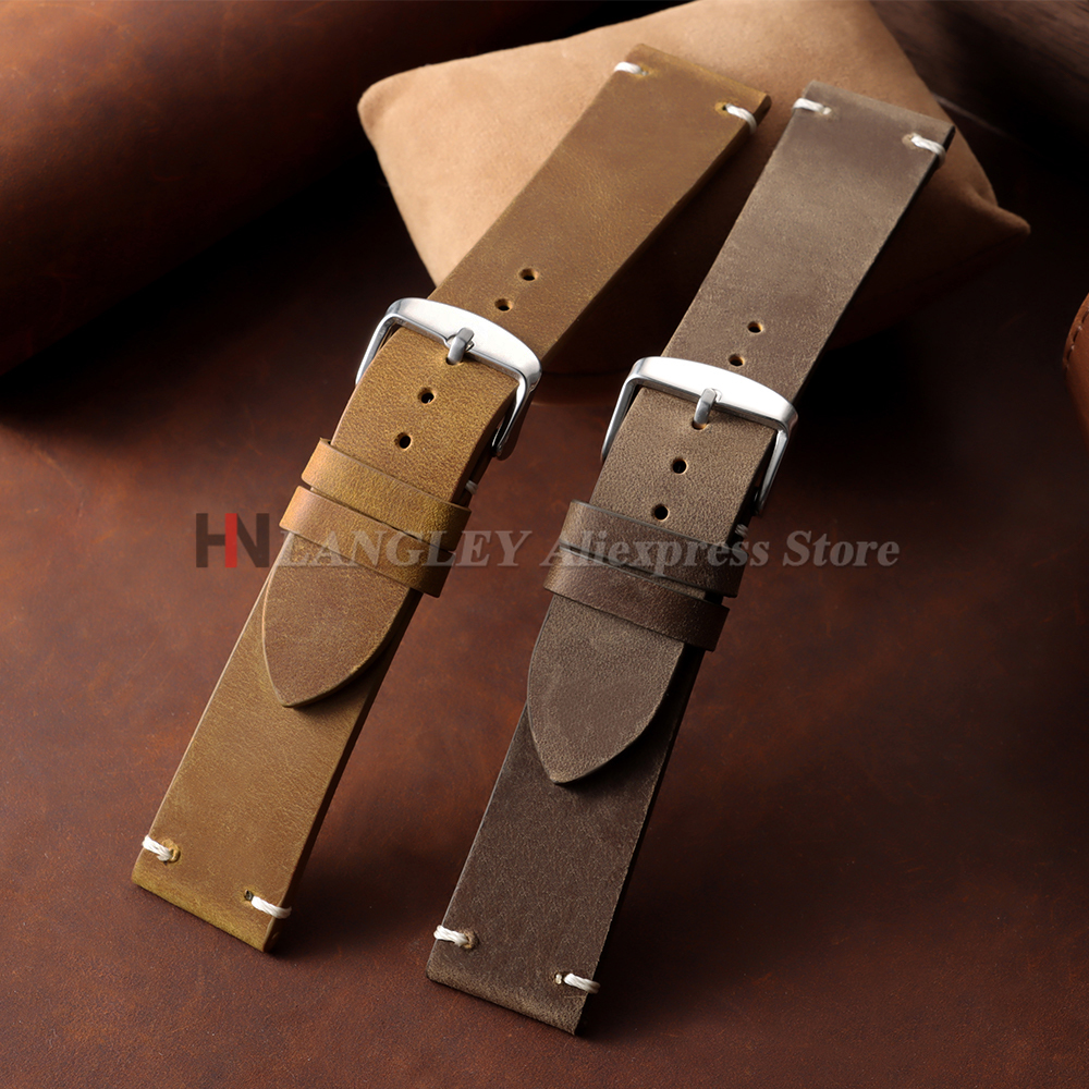 Vintage Oil Wax Cowhide Watch  - مراجعة Omega Watches Smartwatch وسعره