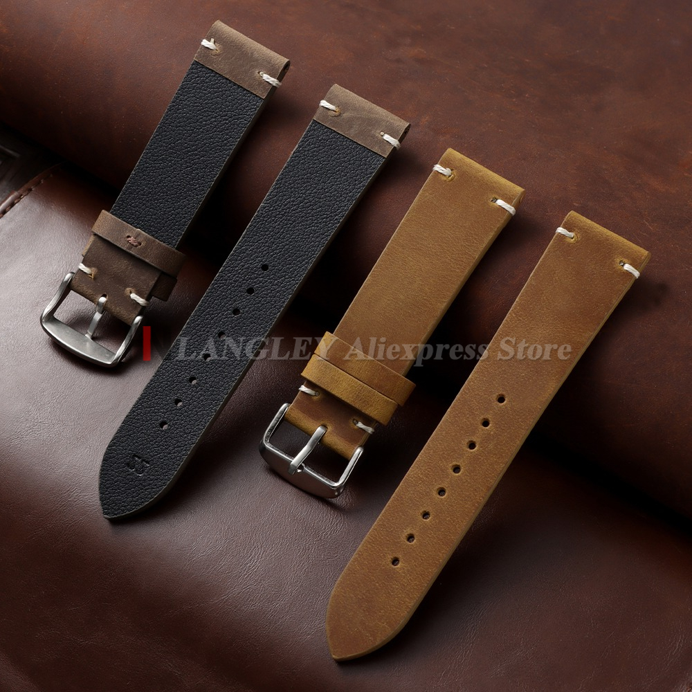 Vintage Oil Wax Cowhide Watch  - مراجعة Omega Watches Smartwatch وسعره