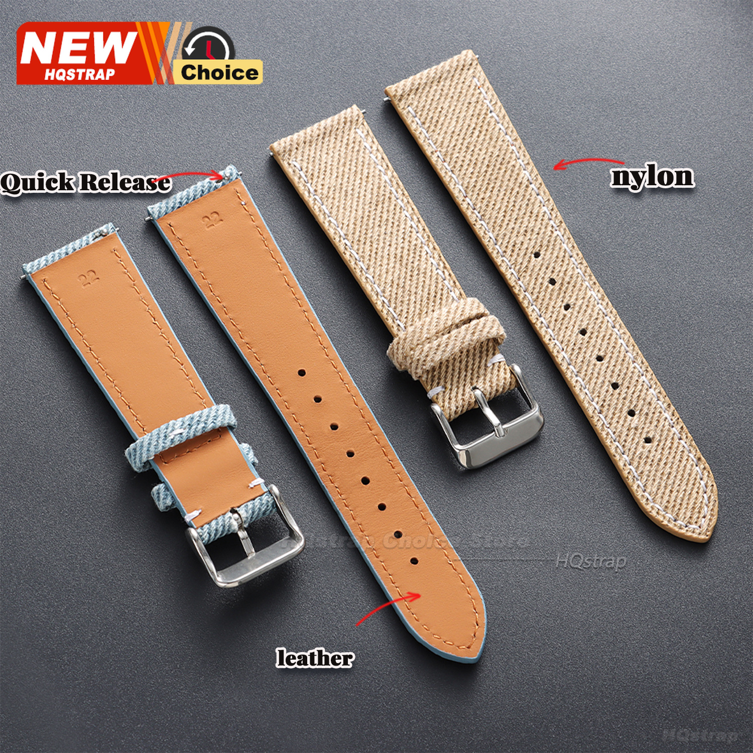 Nylon Denim Fabric Watch Strap - مراجعة Smartwatch Samsung Watches For Women وسعره