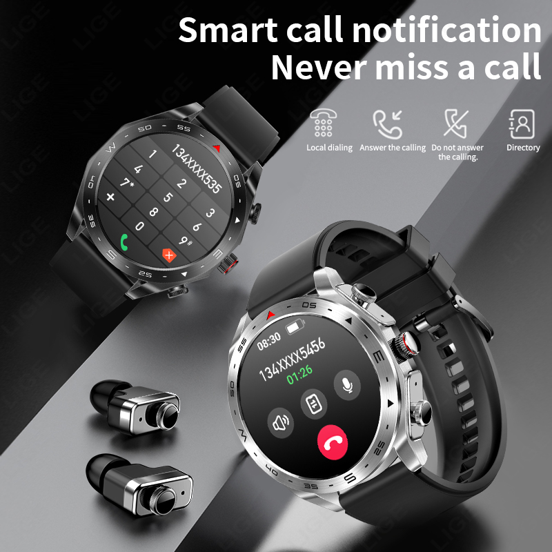 New Smart Watch TWS 2in1 with  - مراجعة Smartwatch Noise Watches For Men وسعره