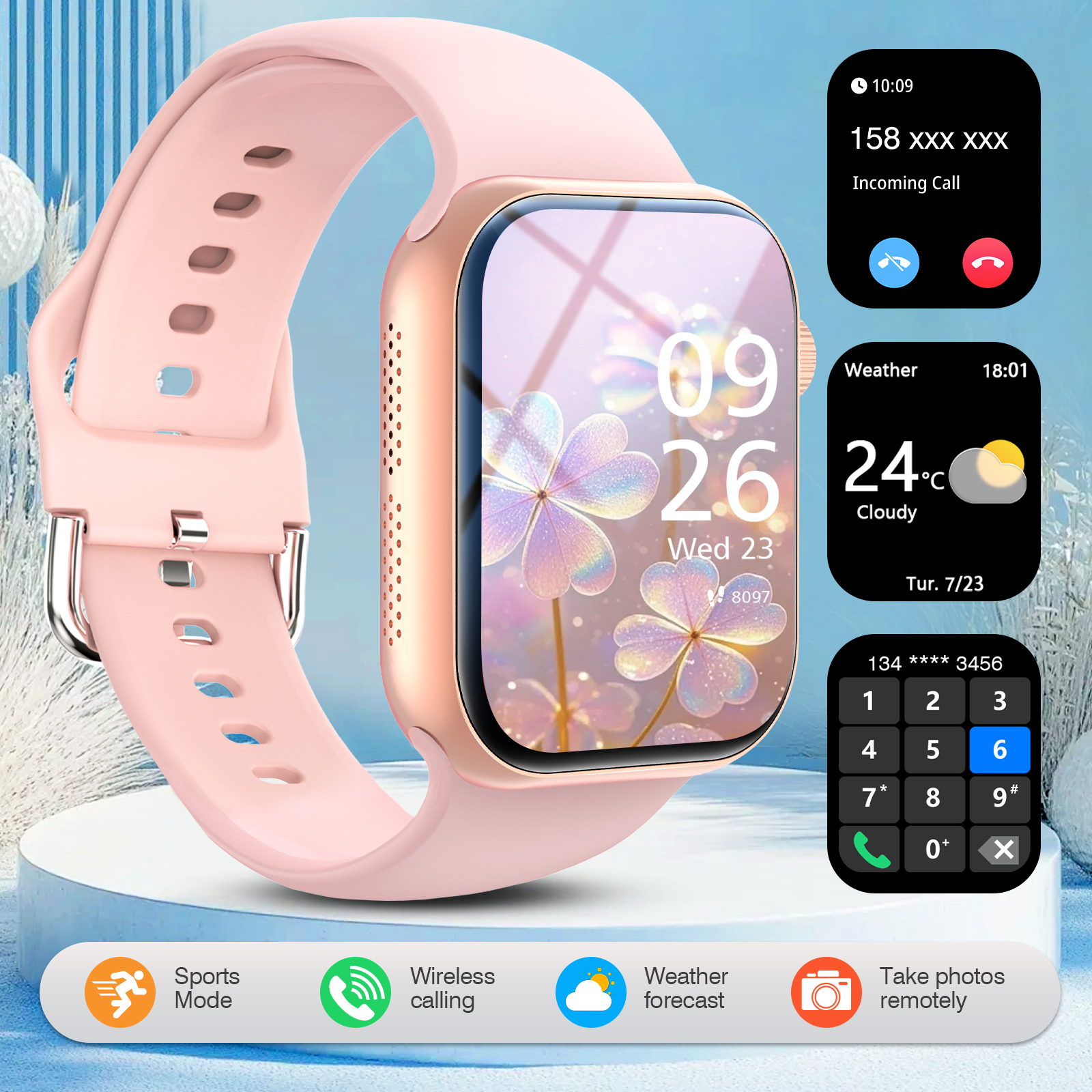 2026 New Smartwatch,2.01-inch  - مراجعة Smartwatch Watches Wallpaper وسعره