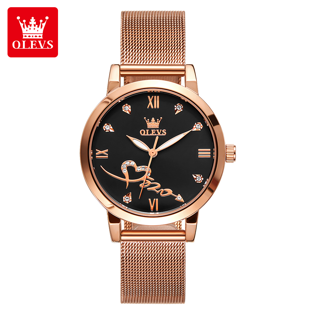 OLEVS 5530 Women's Watches Ele - مراجعة Mesh Stainless Strap وسعره