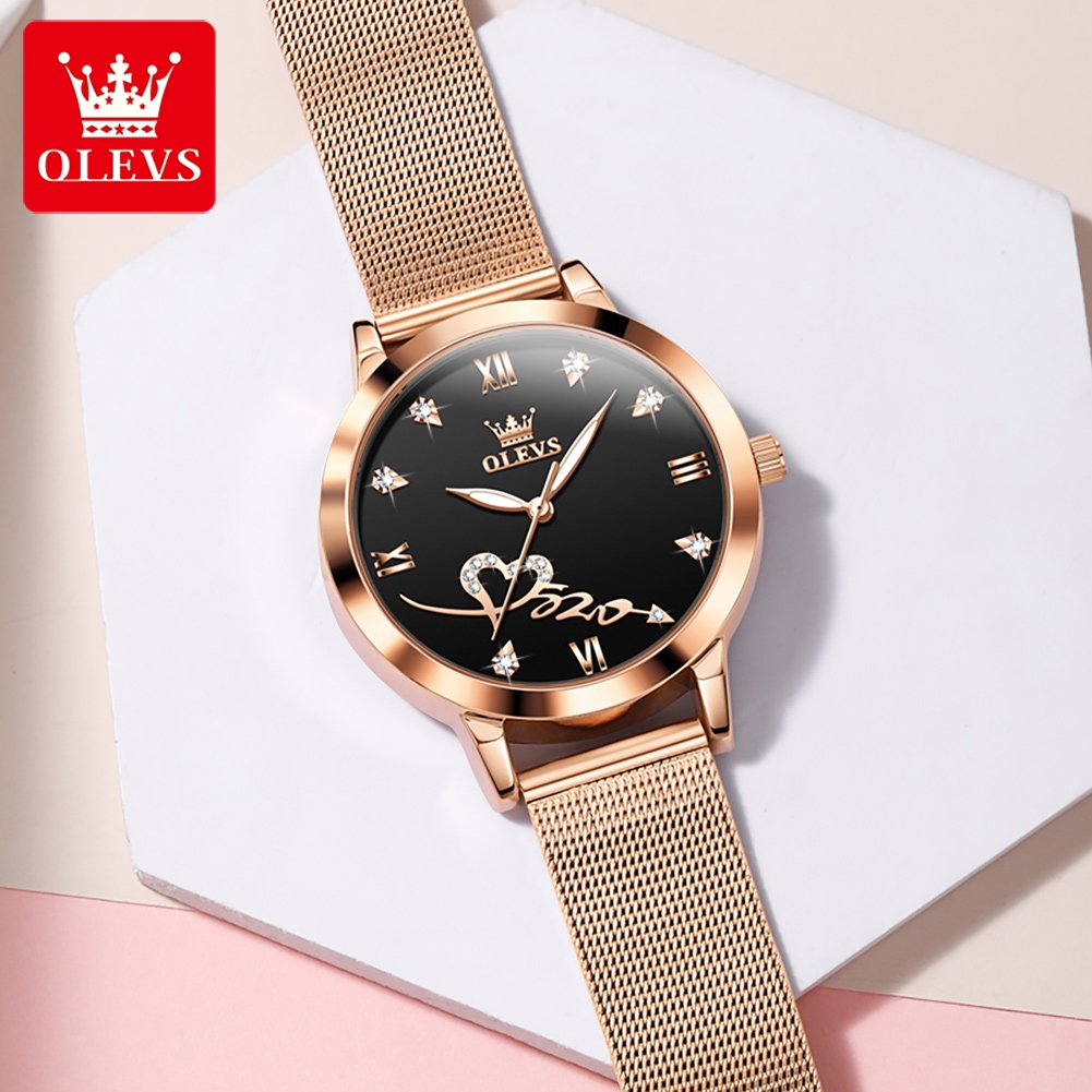 OLEVS 5530 Women's Watches Ele - مراجعة Mesh Stainless Strap وسعره