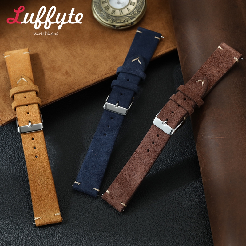 Vintage Suede Leather Watch Ba - مراجعة Smartwatch Vintage Watches For Men وسعره