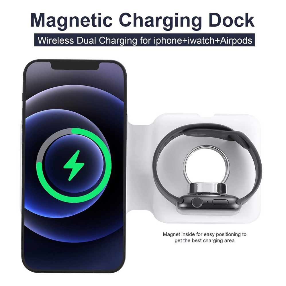 2IN1 Magnetic Wireless Charger - مراجعة Xwatch Smartwatch وسعره