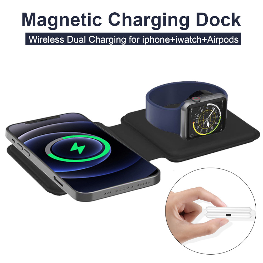 2IN1 Magnetic Wireless Charger - مراجعة Xwatch Smartwatch وسعره