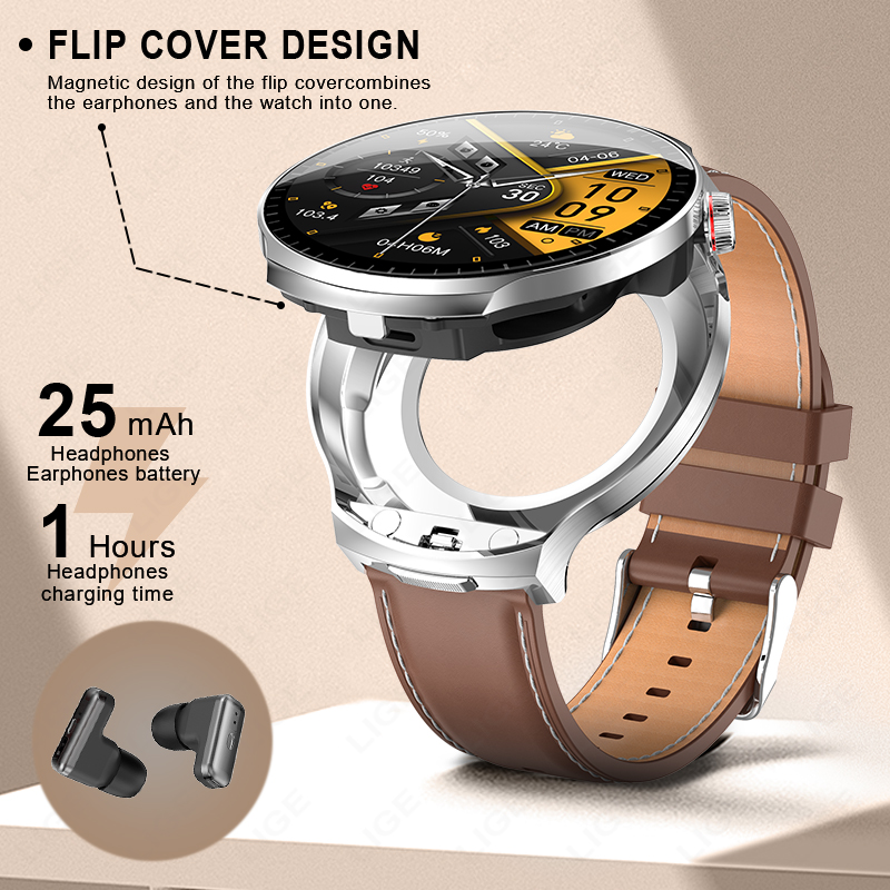 NEW Smart Watch Earphone Men T - مراجعة Smartwatch Noise Watches For Men وسعره