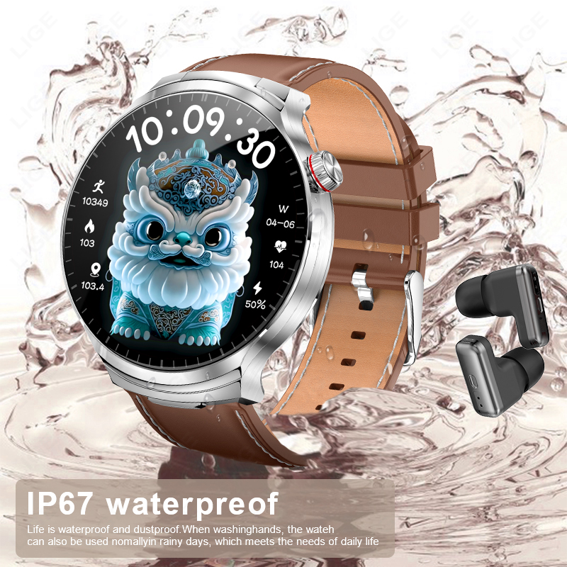 NEW Smart Watch Earphone Men T - مراجعة Smartwatch Noise Watches For Men وسعره