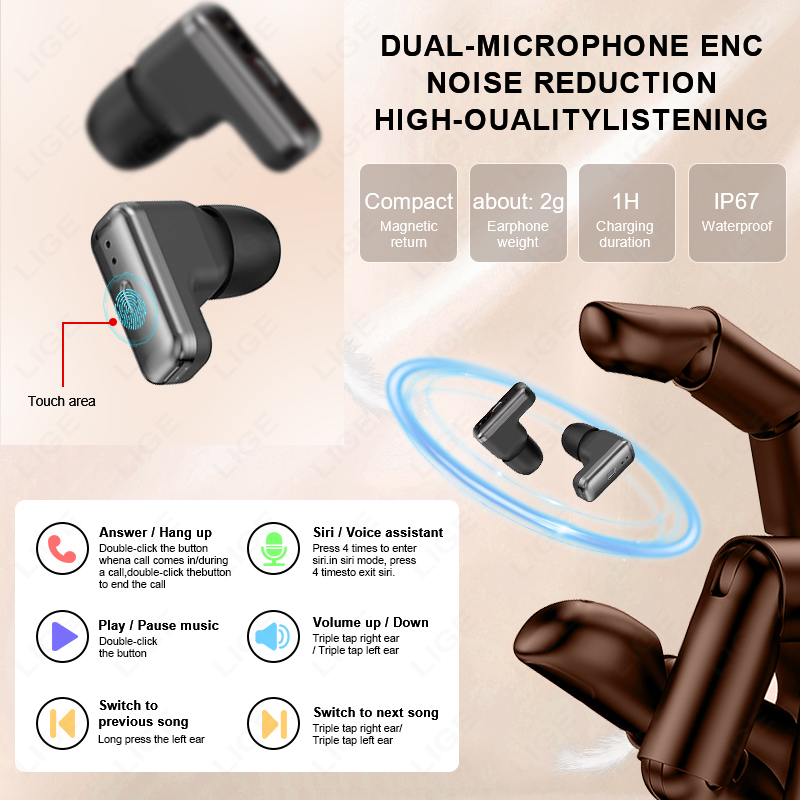 NEW Smart Watch Earphone Men T - مراجعة Smartwatch Noise Watches For Men وسعره